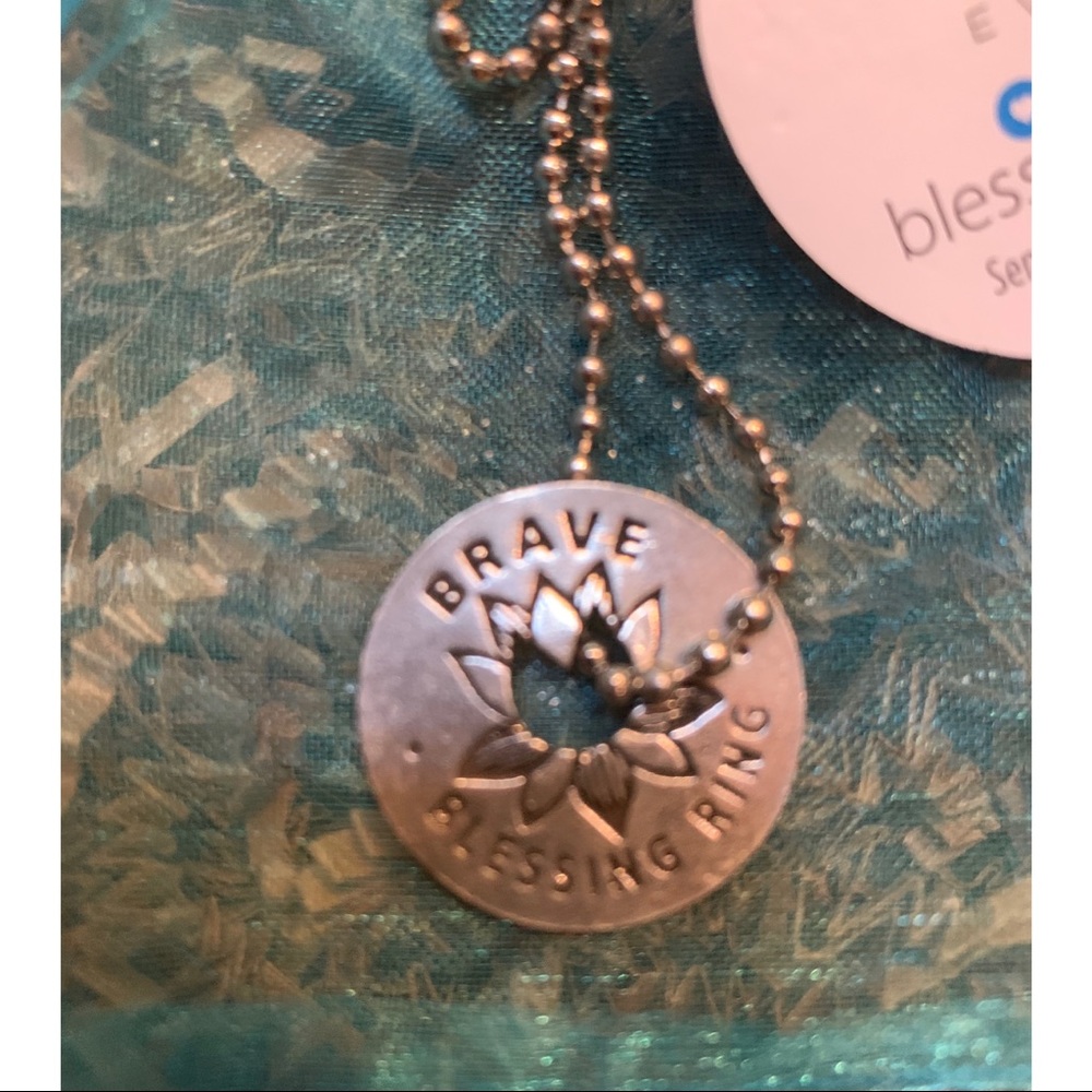 Courage Blessing Necklace Whitney Howard Designs